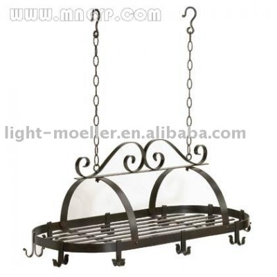 Wrought Iron Pot Rack