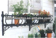 wrought iron window box