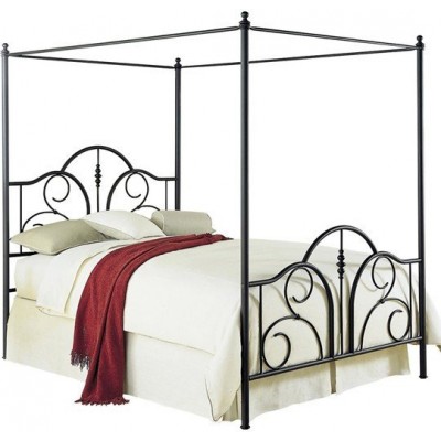 wrought iron bed