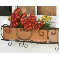 wrought iron window box