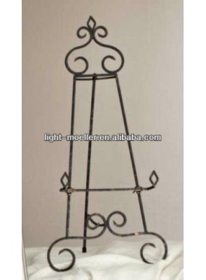 wrought iron floor easel