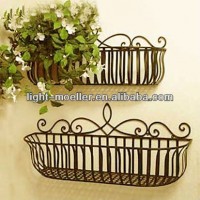 wrought iron window box