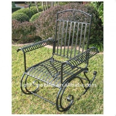 wrought iron rocking chair LMRC-51002