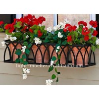 wrought iron window box