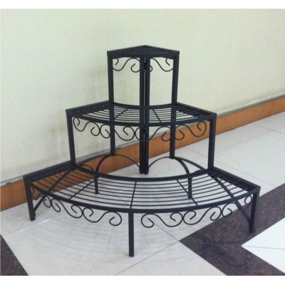 wrought iron flower rack