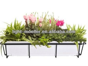 wrought iron window box