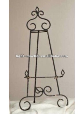 wrought iron tabletop easel