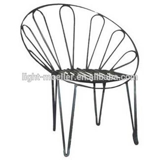 wrought iron double rocking chair