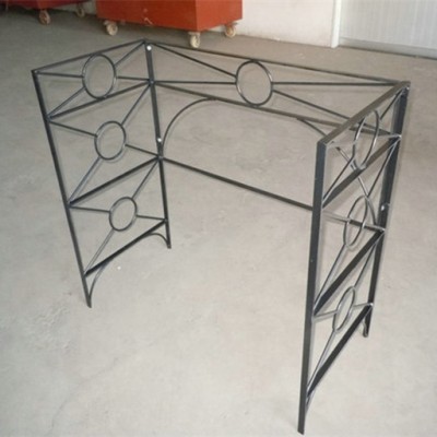 wrought iron table base